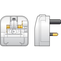 Mercury 2 Pin Plug to UK Plug Converter - 429.821UK -  — Buy in Cyprus with Fast Delivery