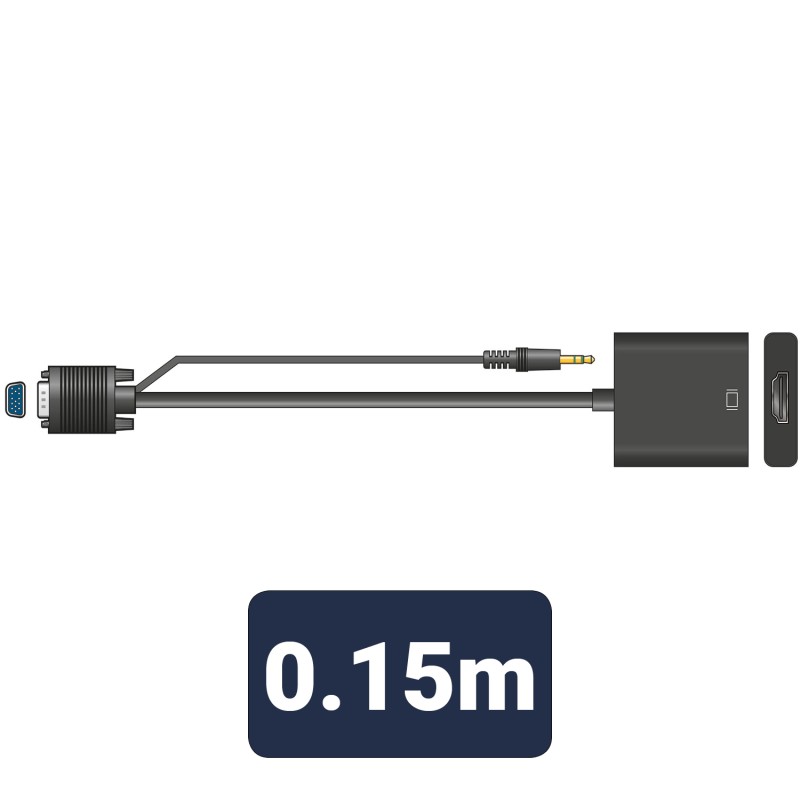 Buy AV:Link VGA+Audio to HDMI Converter - 122.423UK - VGA+Audio to HDMI Converter in Cyprus, Nicosia, Limassol, Larnaka, Pafos