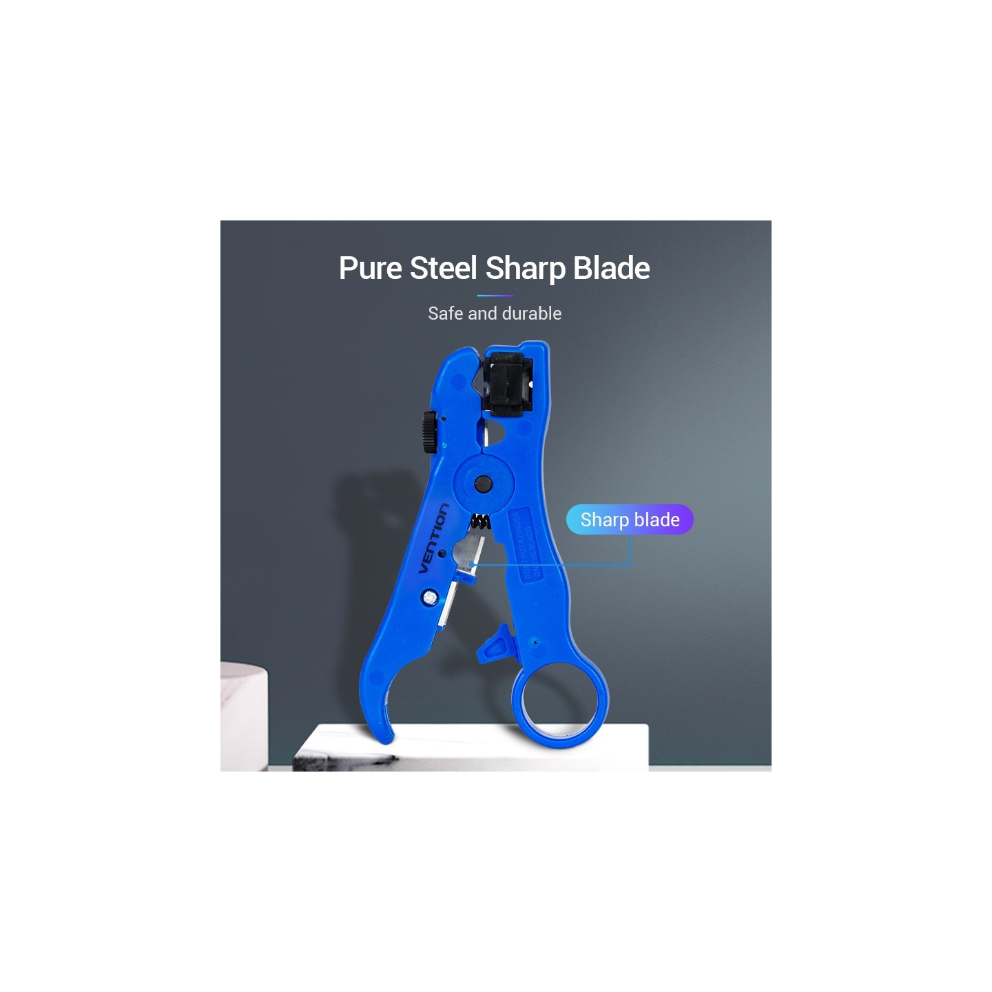 Vention NETWORK Tool Coaxial Cable Stripper - KEBL0 - Coaxial Cable Stripper — Buy in Cyprus with Fast Delivery