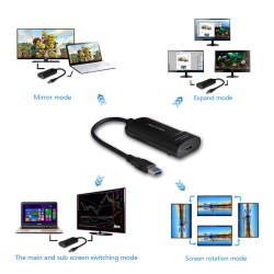 Buy WavLink USB3.0 to HDMI 2K Adapter (Up to 6 Monitors) - UG3501H - USB3.0 to H... in Cyprus, Nicosia, Limassol, Larnaka, Pafos