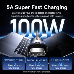 Buy Vention IT Cable USB-C 3.2 Gen2 M-M 1.0m Braided Aluminum White - TRGWF - US... in Cyprus, Nicosia, Limassol, Larnaka, Pafos