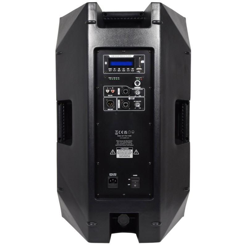 Buy Citronic Active 15' Speaker - CASA-15A - Active 15' Speaker DSP USB & Bluetooth in Cyprus, Nicosia, Limassol, Larnaka, Pafos