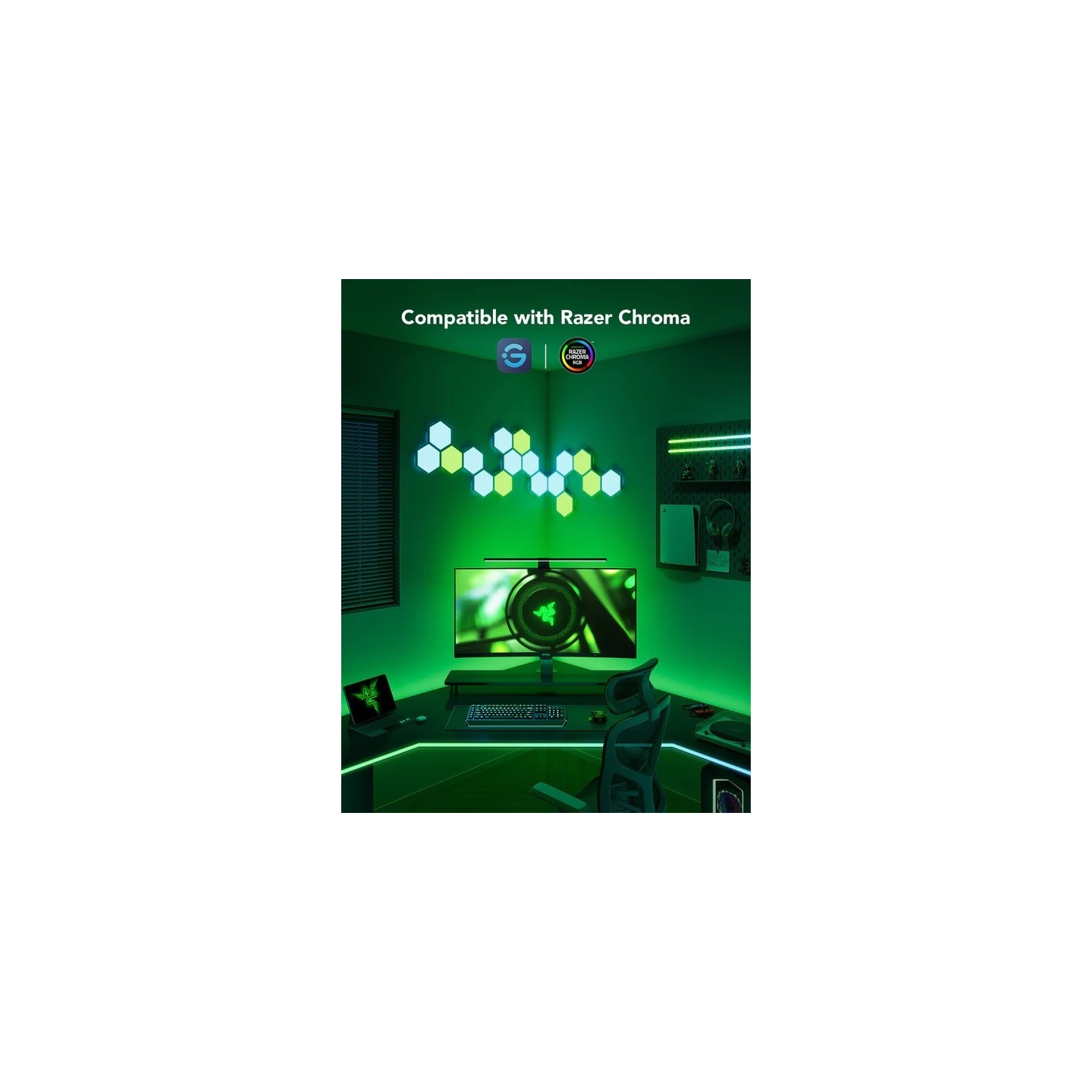 Govee Gaming Light Strip G1 - H6609 - for 27'-34' PC Monitor — Buy in Cyprus with Fast Delivery