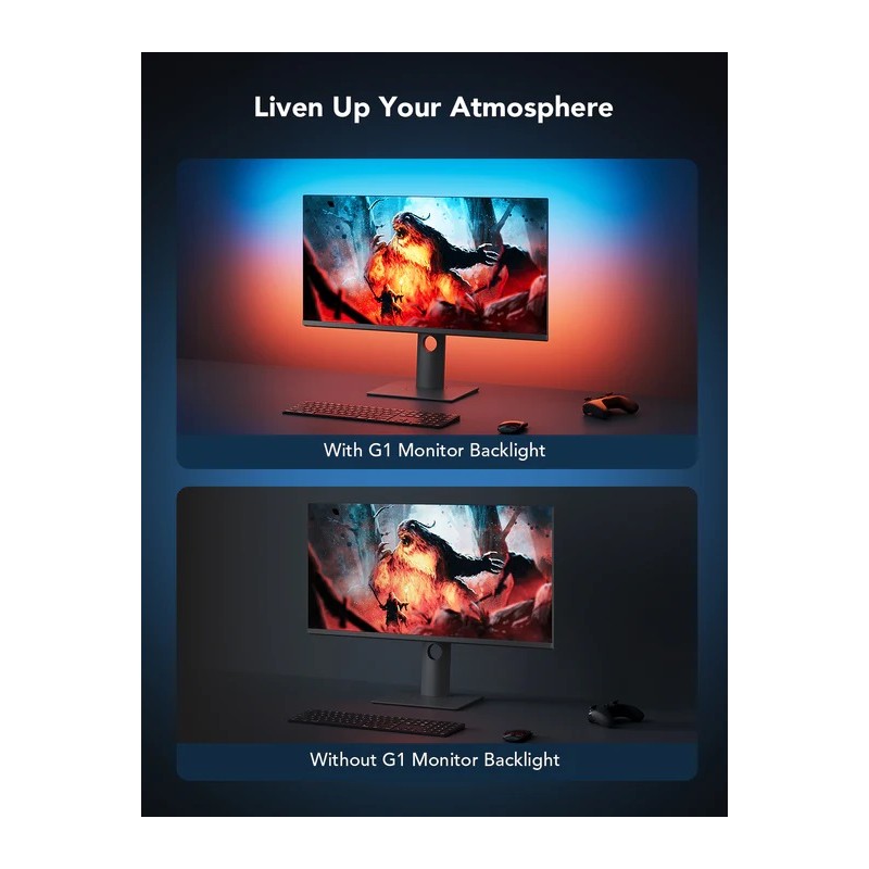 Buy Govee Gaming Light Strip G1 - H6609 - for 27'-34' PC Monitor in Cyprus, Nicosia, Limassol, Larnaka, Pafos