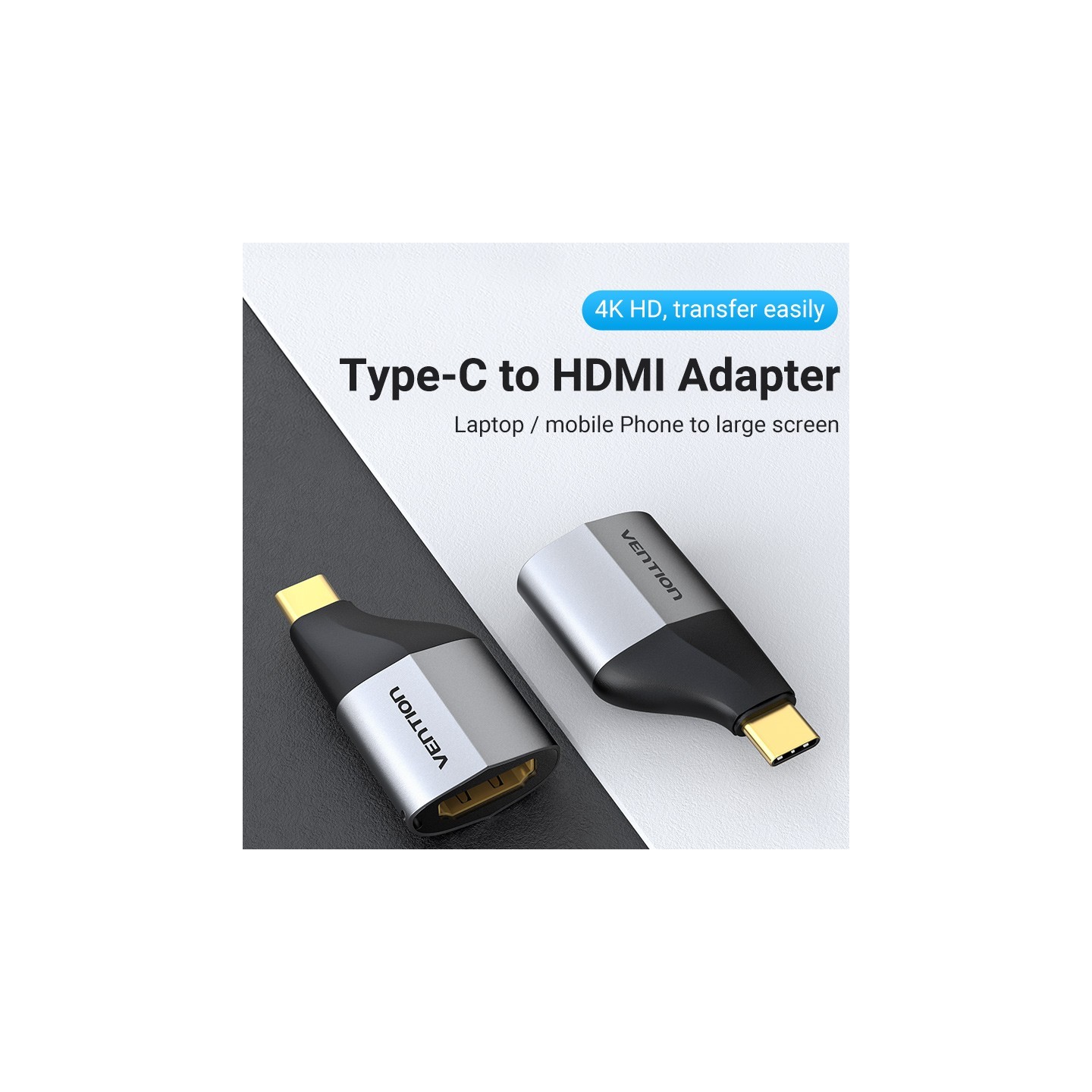 Vention Converter USB-C to HDMI Female 4K60Hz - TCAH0 - USB-C to HDMI Female 4K60Hz — Buy in Cyprus with Fast Delivery