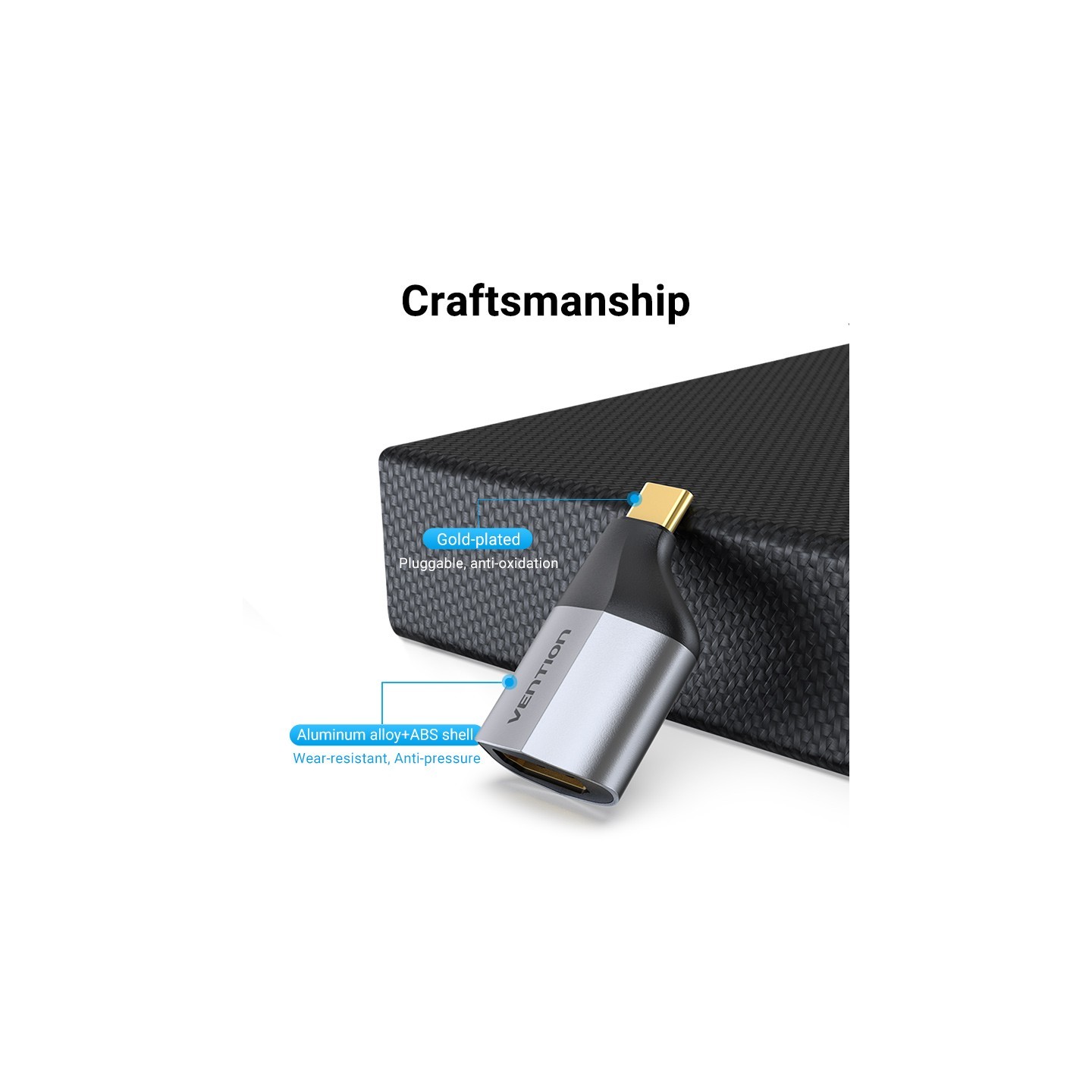 Vention Converter USB-C to HDMI Female 4K60Hz - TCAH0 - USB-C to HDMI Female 4K60Hz — Buy in Cyprus with Fast Delivery