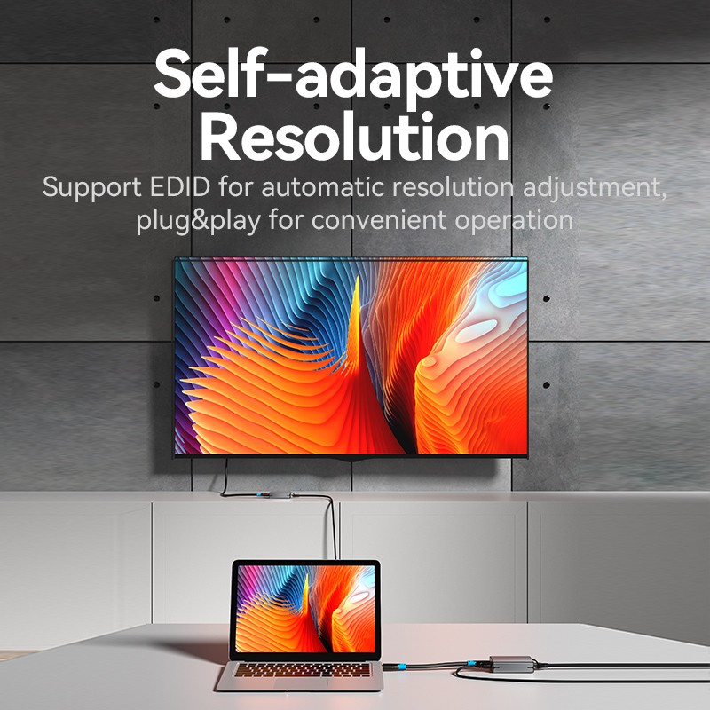 Buy Vention HDMI Extender over Ethernet 50m - AKGH0-UK - with UK PSU in Cyprus, Nicosia, Limassol, Larnaka, Pafos