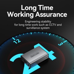 Buy Vention HDMI Extender over Ethernet 50m - AKGH0-UK - with UK PSU in Cyprus, Nicosia, Limassol, Larnaka, Pafos