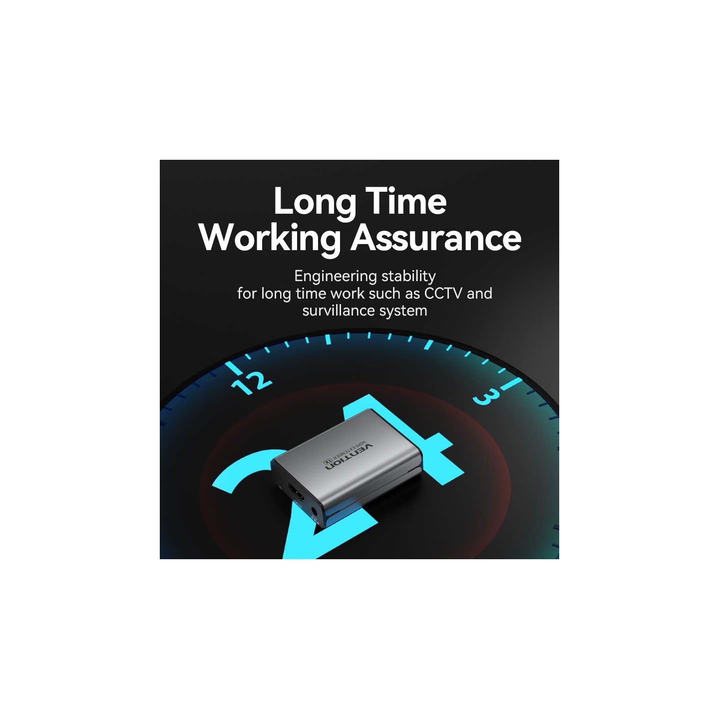 Vention HDMI Extender over Ethernet 50m - AKGH0-UK - with UK PSU — Buy in Cyprus with Fast Delivery