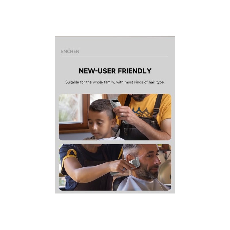 Buy Enchen Hair Clipper - BOOST 2 - USB-C 1200mAh White in Cyprus, Nicosia, Limassol, Larnaka, Pafos