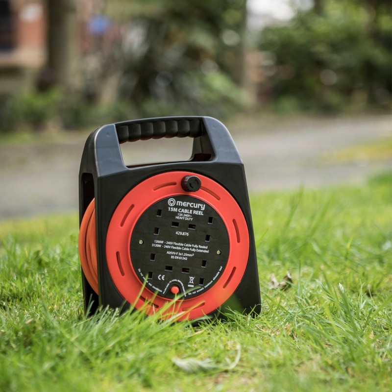 Buy Mercury 4-Gang Extension Reel - 429.876UK - 15.0m in Cyprus, Nicosia, Limassol, Larnaka, Pafos