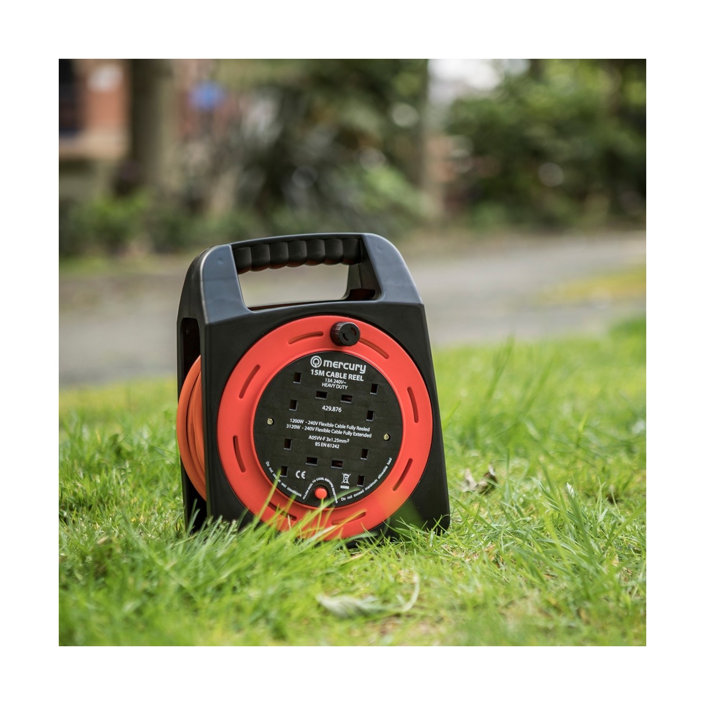 Mercury 4-Gang Extension Reel - 429.876UK - 15.0m — Buy in Cyprus with Fast Delivery