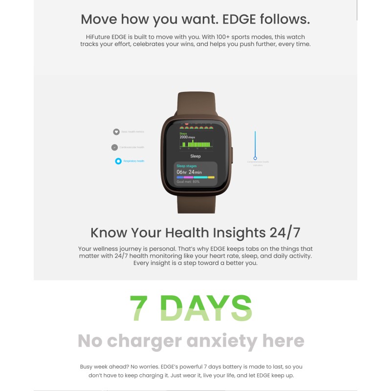 Buy HiFuture Fashion SmartWatch - EDGE - Purple in Cyprus, Nicosia, Limassol, Larnaka, Pafos