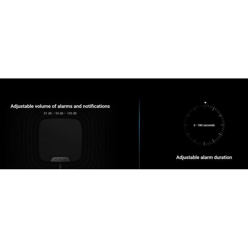 Buy AJAX FIBRA HomeSiren - White, Requires License in Cyprus, Nicosia, Limassol, Larnaka, Pafos