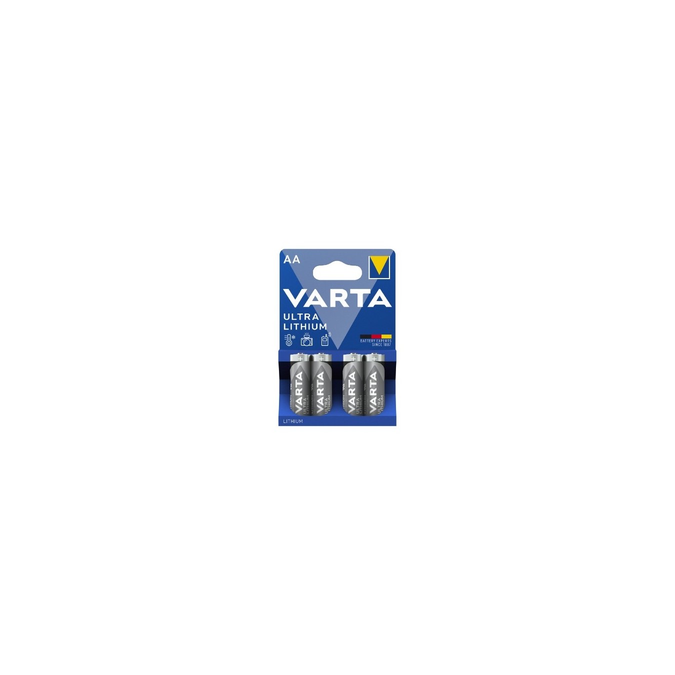 Varta Lithium AA Batteries - 4pcs 2900mah Ultra — Buy in Cyprus with Fast Delivery
