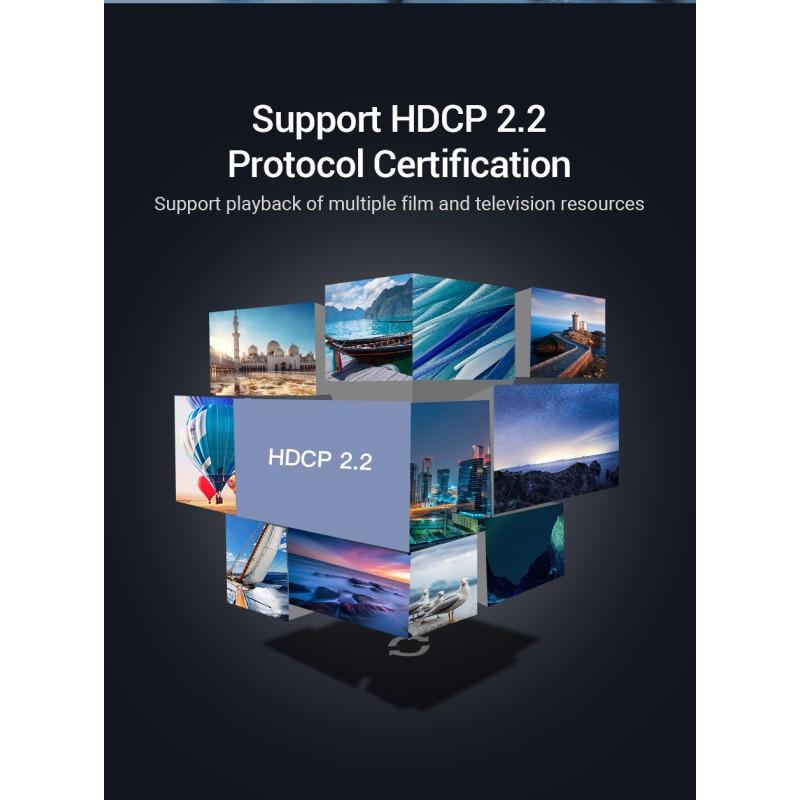 Buy Vention HDMI Switch - AFOH0 - 3-Port 4K 2.0 w Remote Control in Cyprus, Nicosia, Limassol, Larnaka, Pafos