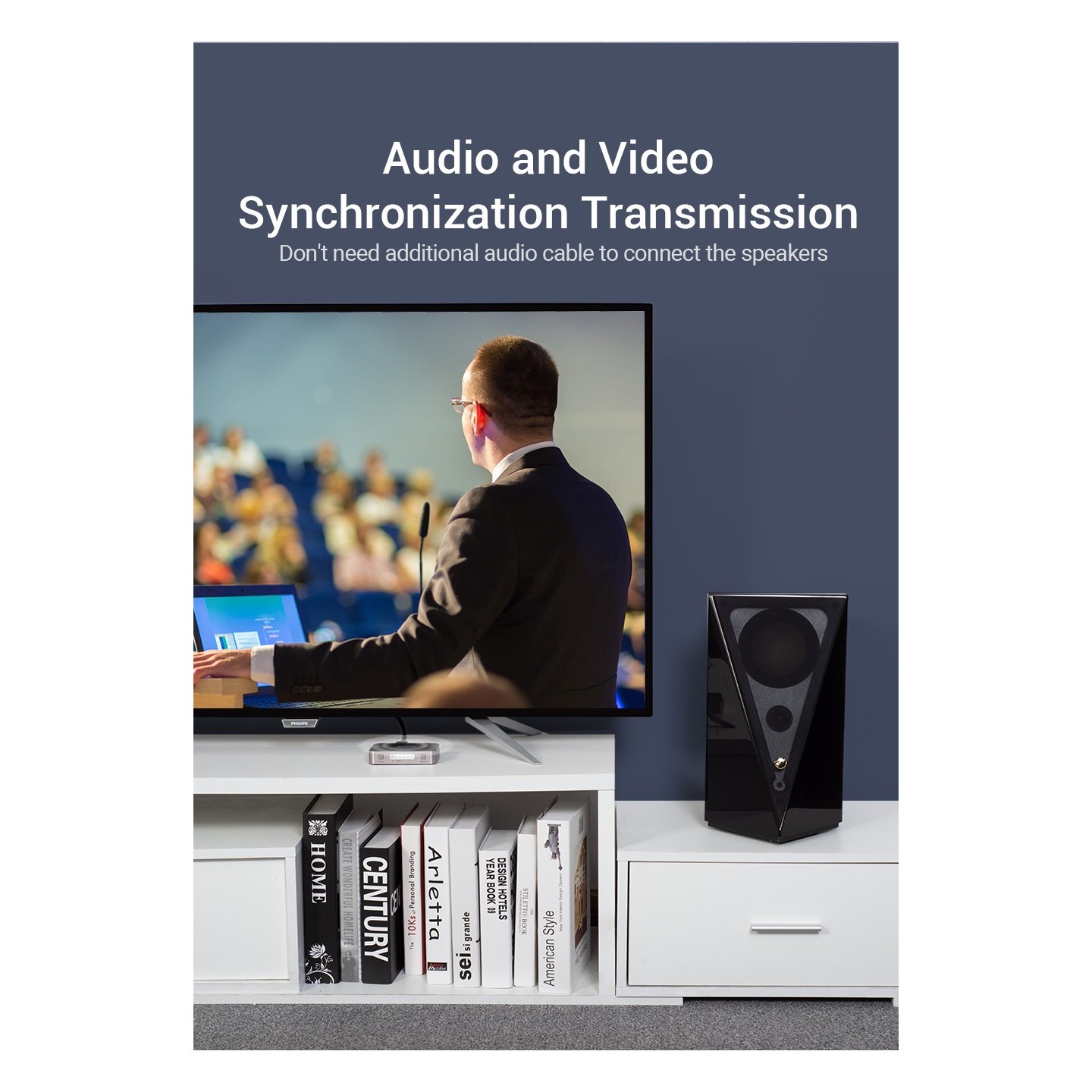 Vention HDMI Switch - AFOH0 - 3-Port 4K 2.0 w Remote Control — Buy in Cyprus with Fast Delivery