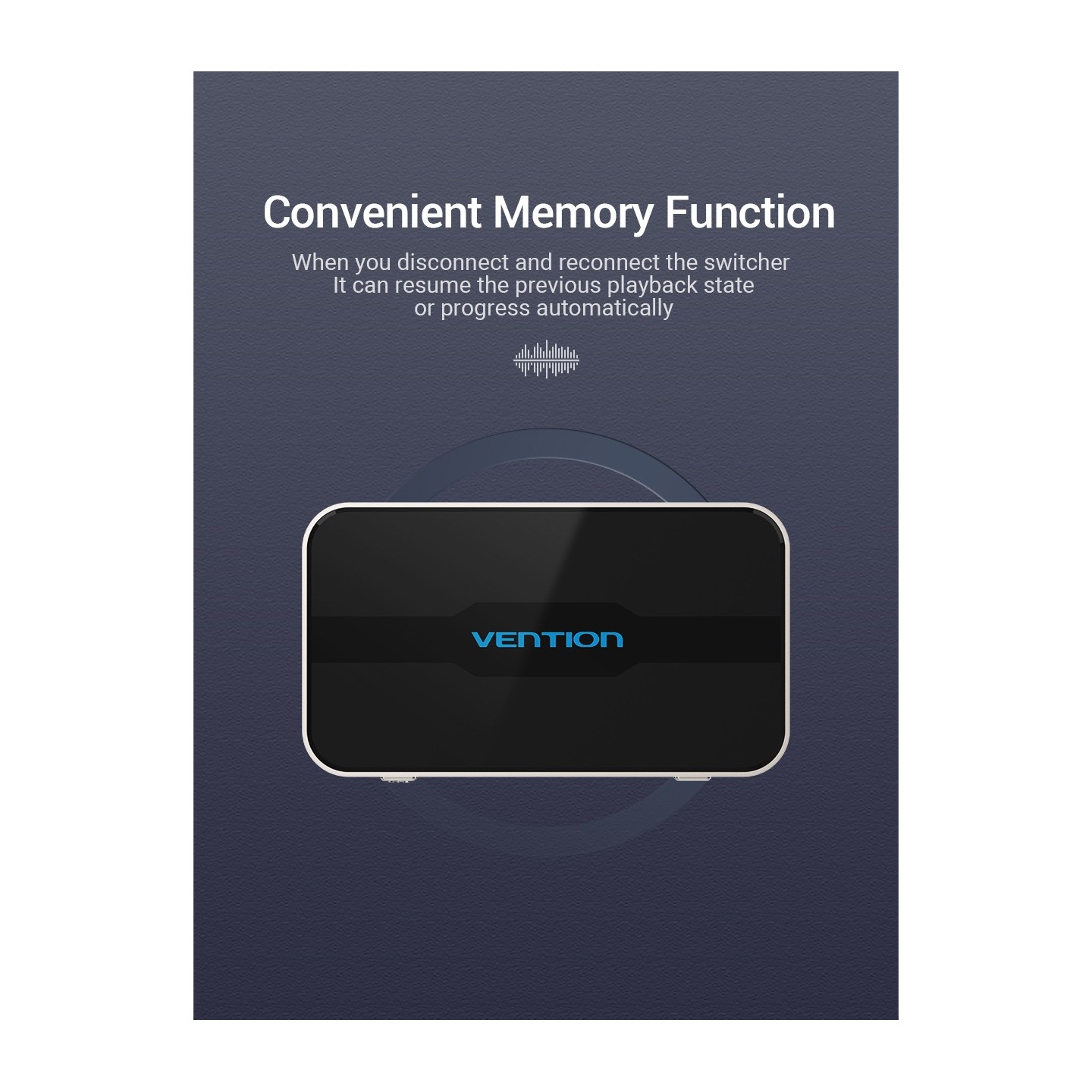 Vention HDMI Switch - AFOH0 - 3-Port 4K 2.0 w Remote Control — Buy in Cyprus with Fast Delivery