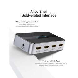 Buy Vention HDMI Switch - AFOH0 - 3-Port 4K 2.0 w Remote Control in Cyprus, Nicosia, Limassol, Larnaka, Pafos