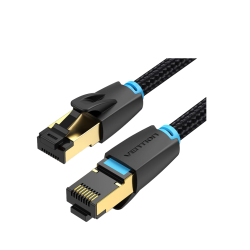 Buy Vention Network Cable - IKGBF - CAT8 SFTP Braided 1.0m Black in Cyprus, Nicosia, Limassol, Larnaka, Pafos
