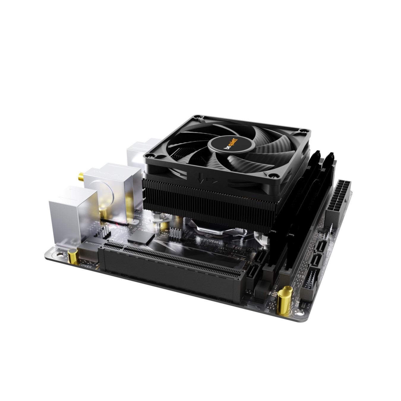 be quiet! Pure Rock LP - Low-profile CPU Cooler - Black, 92mm PWM Fan, 100W TDP — Buy in Cyprus with Fast Delivery