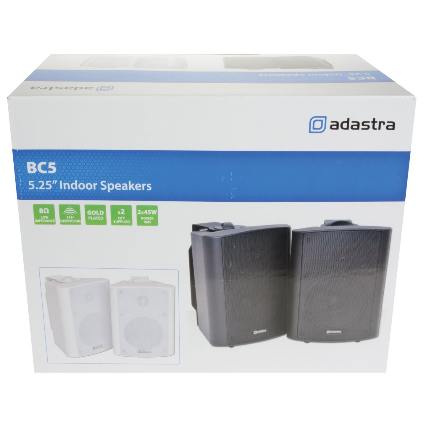 Adastra BC5W 5.25'' Indoor Speakers White - 100.904UK - PAIR — Buy in Cyprus with Fast Delivery