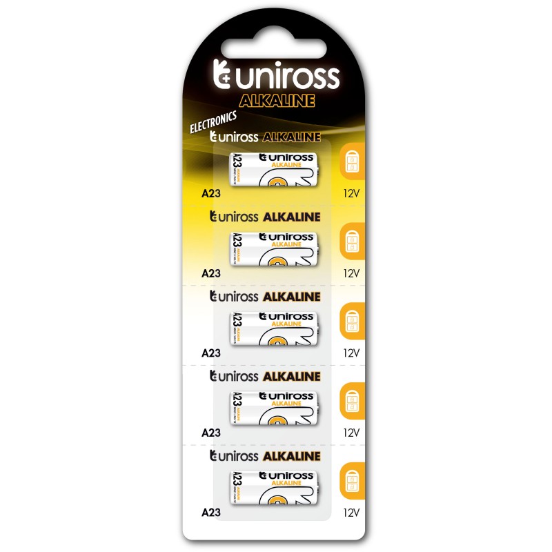 Buy Uniross Alkaline Micro Battery - A23 23AE - 5pack in Cyprus, Nicosia, Limassol, Larnaka, Pafos