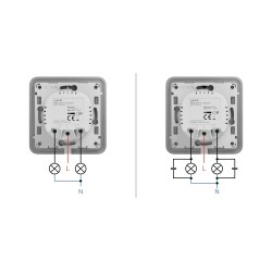 Buy AJAX WallSwitch - 2 Gang in Cyprus, Nicosia, Limassol, Larnaka, Pafos