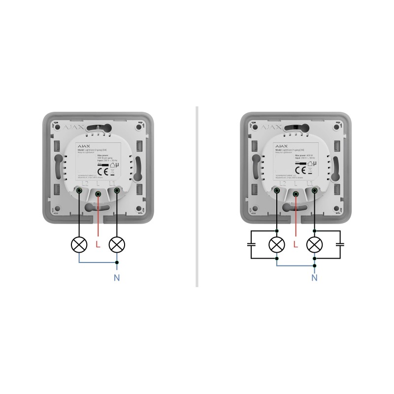 Buy AJAX WallSwitch - 2 Gang in Cyprus, Nicosia, Limassol, Larnaka, Pafos