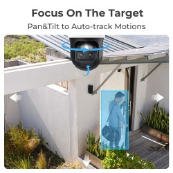 Reolink BP Outdoor Battery Camera 4K PTZ Dual Lens - TRACKMIX-4K - BP Outdoor Battery Camera 4K PTZ Dual Lens