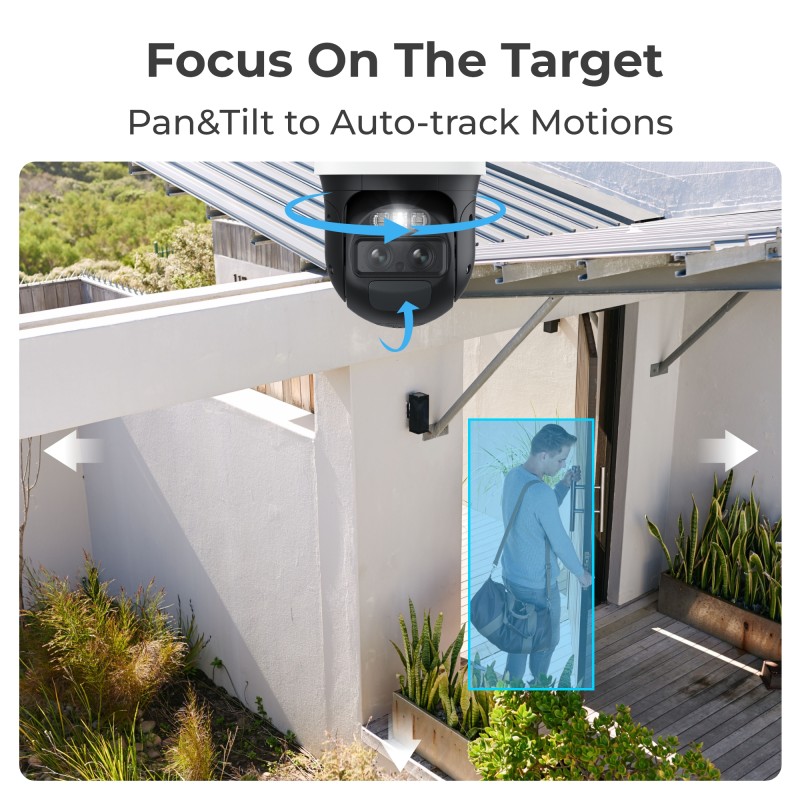 Reolink BP Outdoor Battery Camera 4K PTZ Dual Lens - TRACKMIX-4K - BP Outdoor Battery Camera 4K PTZ Dual Lens