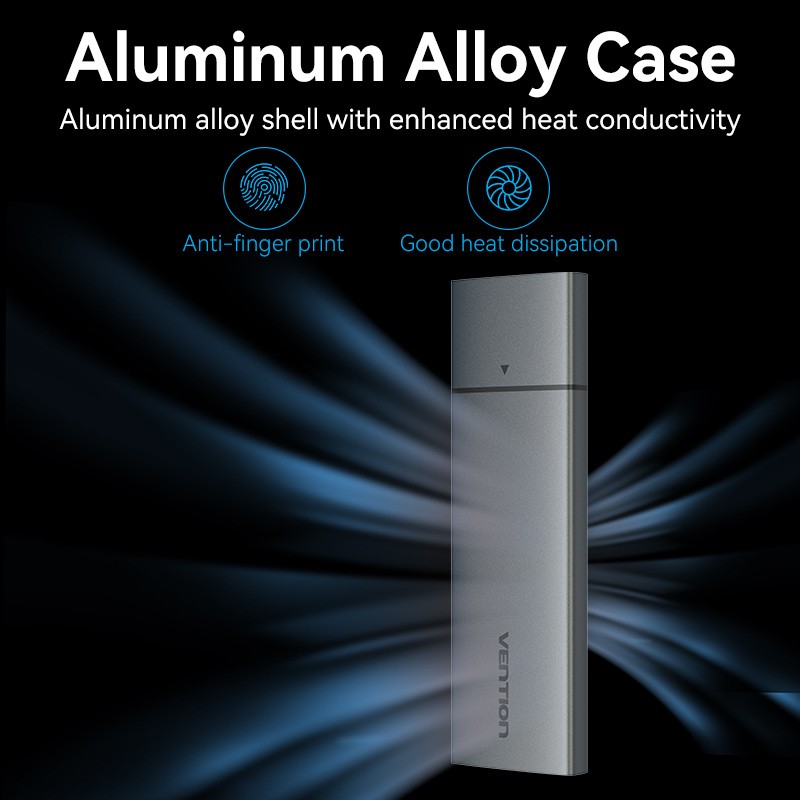 Buy Vention M.2 NVMe SSD Enclosure - KPGH0 - USB 3.1 Gen2 10Gbps Metal in Cyprus, Nicosia, Limassol, Larnaka, Pafos