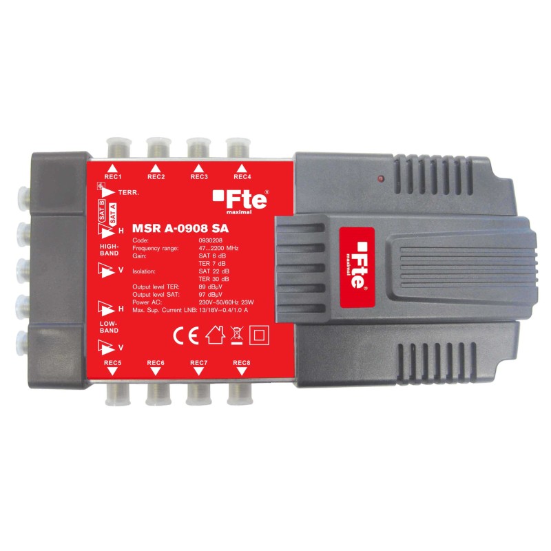 Buy FTE Multiswitch - MSRA0908 - 9 8 Active Sat Ter Multiswitch in Cyprus, Nicosia, Limassol, Larnaka, Pafos