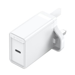 Buy Vention Charger Wall - FAIW0-UK - 30W 1xUSBC UK Plug White in Cyprus, Nicosia, Limassol, Larnaka, Pafos