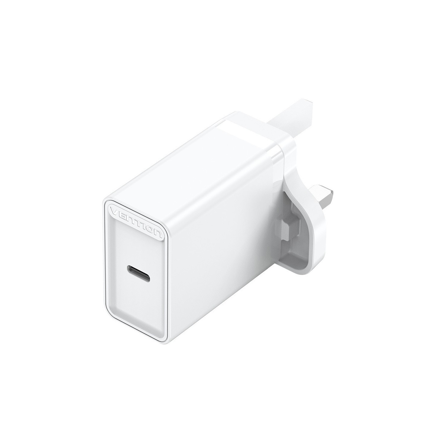 Vention Charger Wall - FAIW0-UK - 30W 1xUSBC UK Plug White — Buy in Cyprus with Fast Delivery