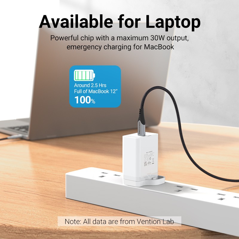 Buy Vention Charger Wall - FAIW0-UK - 30W 1xUSBC UK Plug White in Cyprus, Nicosia, Limassol, Larnaka, Pafos