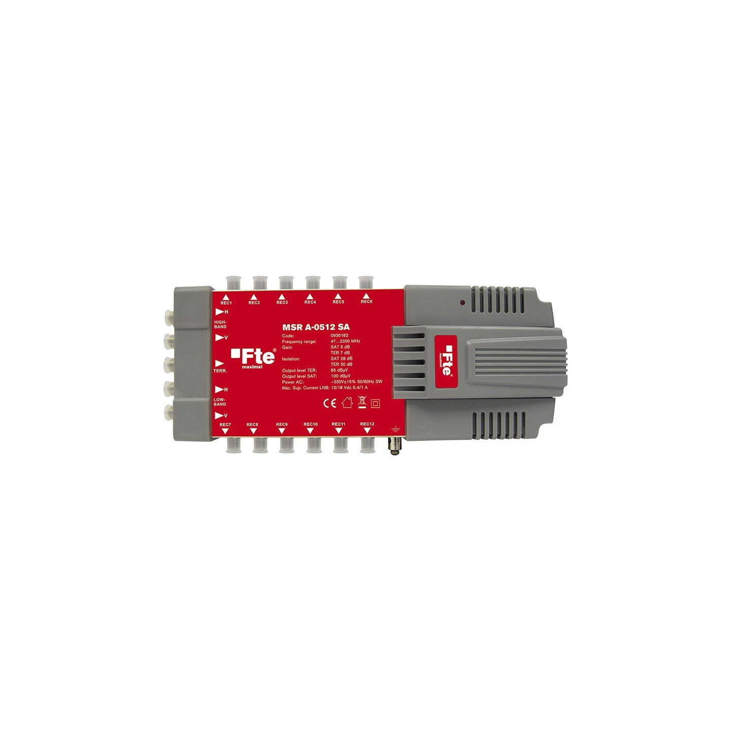 FTE Active Satellite Terrestrial Multiswitch - MSRA0512 - 5 12 — Buy in Cyprus with Fast Delivery