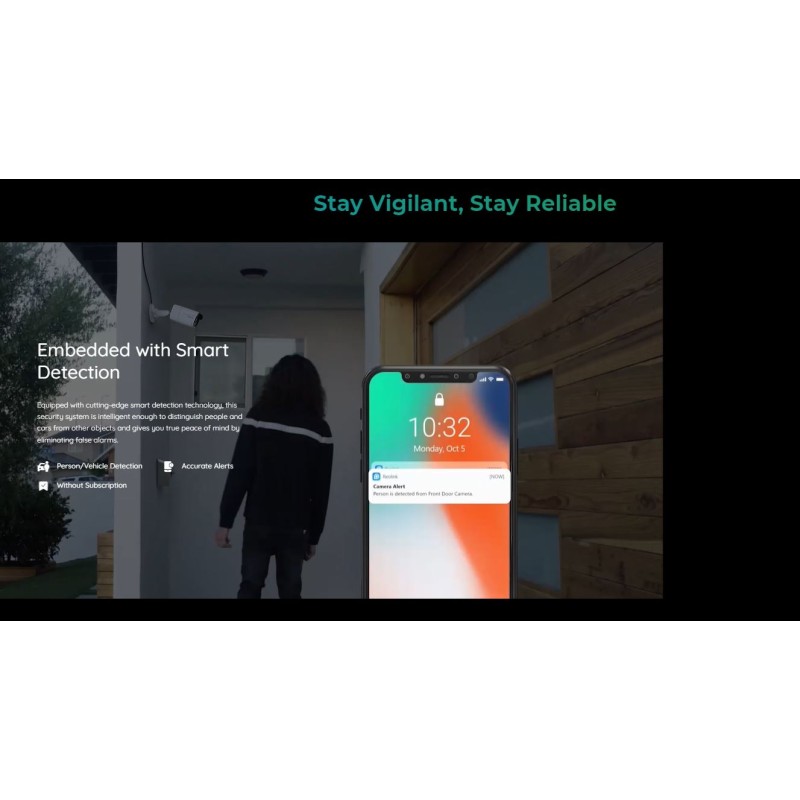 Buy Reolink KIT 8xChNVR+4x8MP Bullet+2TB NVR - RLK8-800B4-8MP - 8xChNVR+4x8MP Bu... in Cyprus, Nicosia, Limassol, Larnaka, Pafos