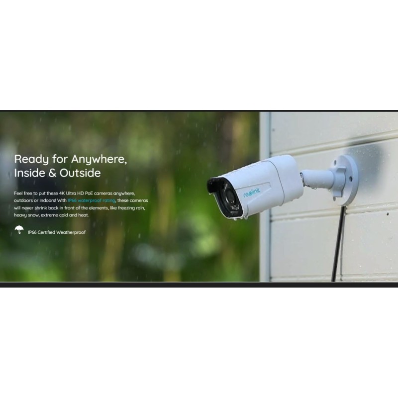 Buy Reolink KIT 8xChNVR+4x8MP Bullet+2TB NVR - RLK8-800B4-8MP - 8xChNVR+4x8MP Bu... in Cyprus, Nicosia, Limassol, Larnaka, Pafos