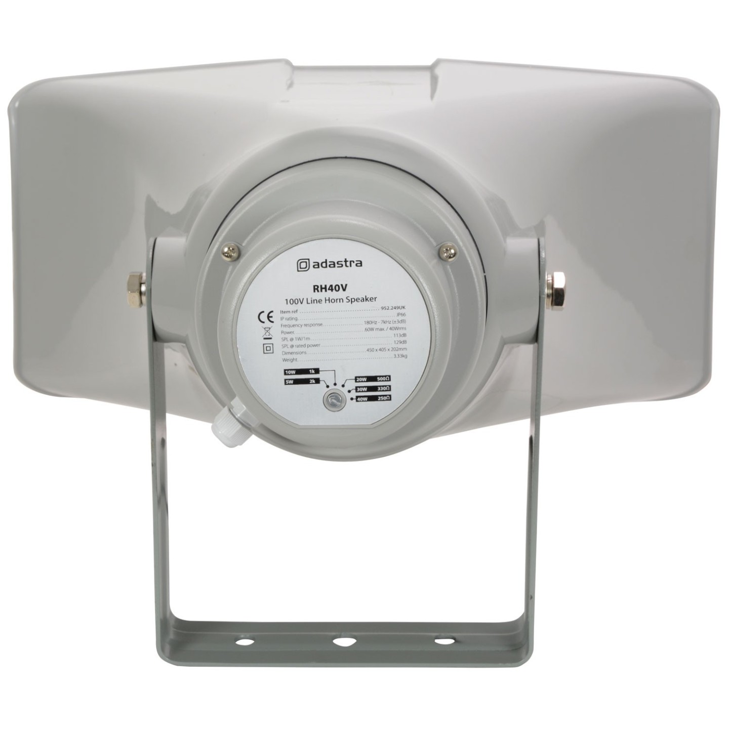 Adastra Horn Speaker IP66 100V 952.249UK - RH40V - IP66 100V 952.249UK — Buy in Cyprus with Fast Delivery