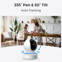 Buy Reolink WIFI Indoor PTZ Camera 4MP E1 PRO - E330 - White in Cyprus, Nicosia, Limassol, Larnaka, Pafos