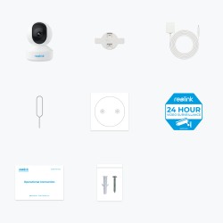 Buy Reolink WIFI Indoor PTZ Camera 4MP E1 PRO - E330 - White in Cyprus, Nicosia, Limassol, Larnaka, Pafos