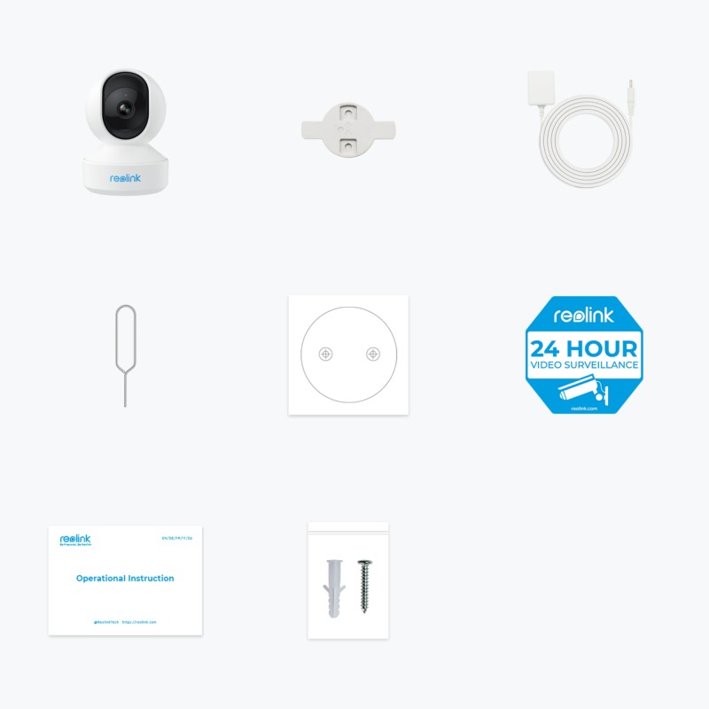 Buy Reolink WIFI Indoor PTZ Camera 4MP E1 PRO - E330 - White in Cyprus, Nicosia, Limassol, Larnaka, Pafos