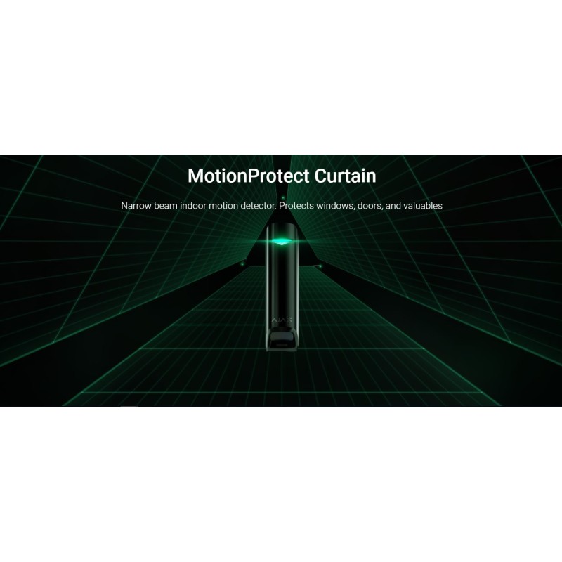 Buy AJAX PIR MotionProtect Curtain White - White in Cyprus, Nicosia, Limassol, Larnaka, Pafos