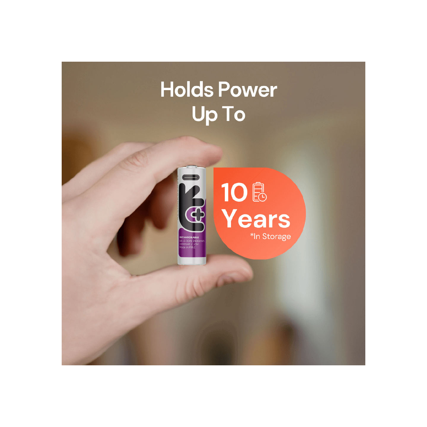 Uniross Rechargeable USB-C Lithium AA Batteries - 4pack — Buy in Cyprus with Fast Delivery