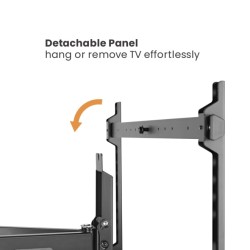 Buy Brateck TV Mount - LPA77-466 - 60x40 Turn 4-Arm 54cm Ext in Cyprus, Nicosia, Limassol, Larnaka, Pafos