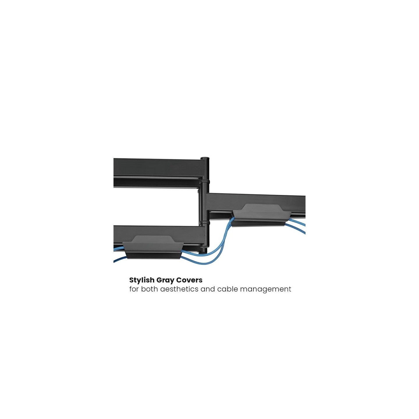 Brateck TV Mount - LPA77-466 - 60x40 Turn 4-Arm 54cm Ext — Buy in Cyprus with Fast Delivery