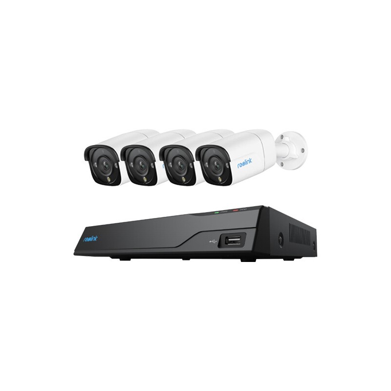 Buy Reolink KIT 8xChNVR+4x12MP Bullet+2TB NVR - RLK8-1200B4-A - NVS8-12MB4 in Cyprus, Nicosia, Limassol, Larnaka, Pafos