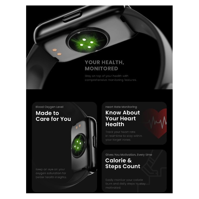 Buy HiFuture Fashion SmartWatch - EVO2 - Black in Cyprus, Nicosia, Limassol, Larnaka, Pafos