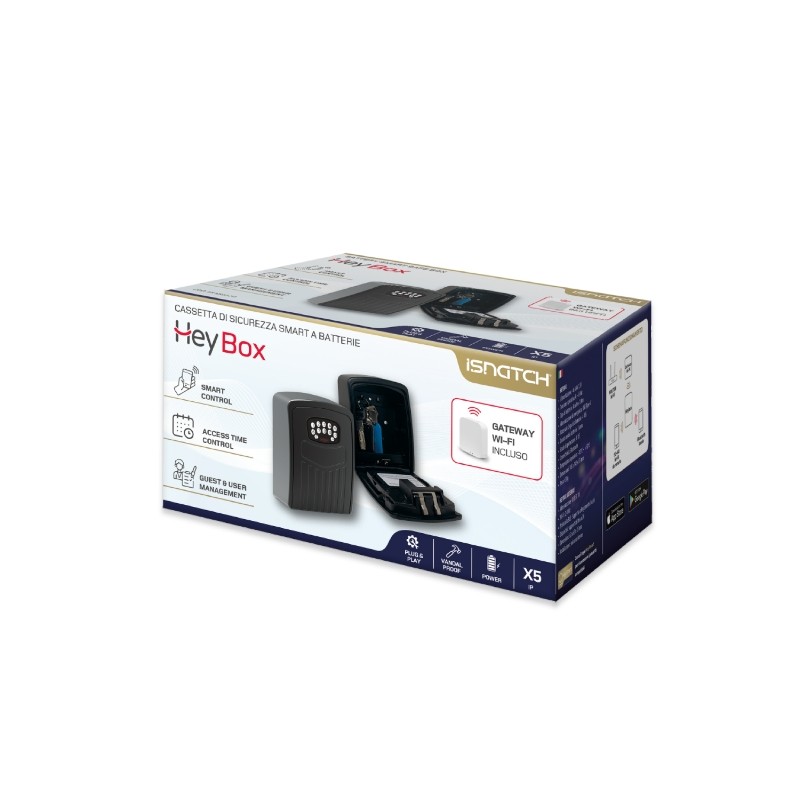 Buy GBC HeyBox Smart Key Safe Box - Controlled via App, Keypad, Battery Powered in Cyprus, Nicosia, Limassol, Larnaka, Pafos